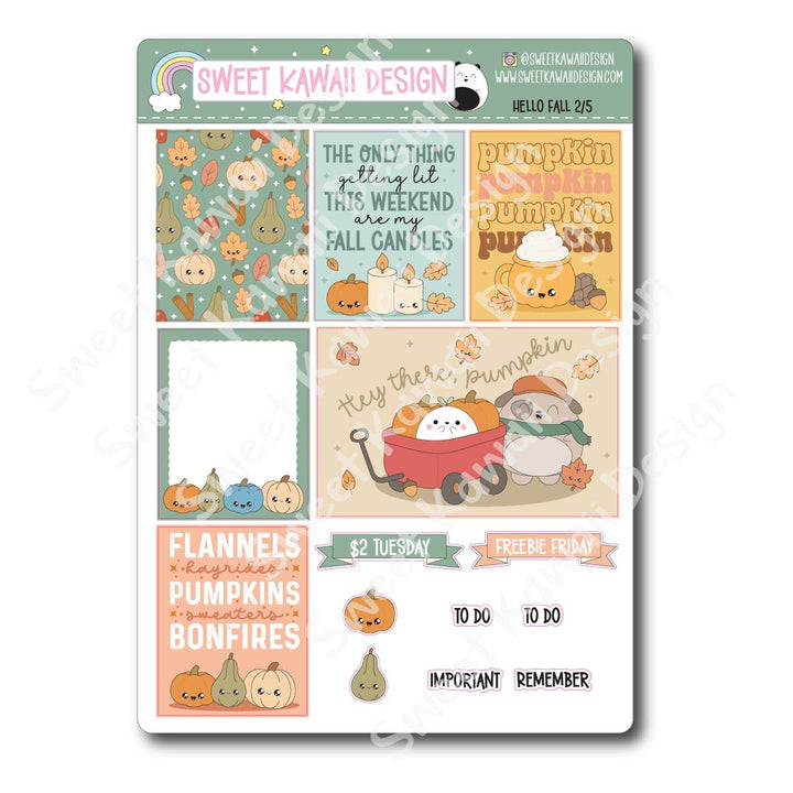 Weekly Kit - Hello Fall - SIZE OPTIONS AVAILABLE