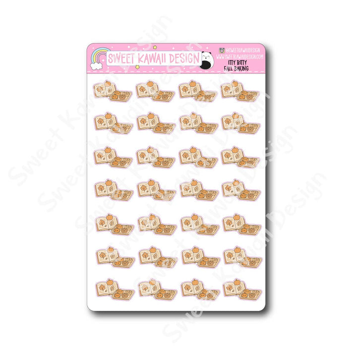 Kawaii Fall Baking Stickers