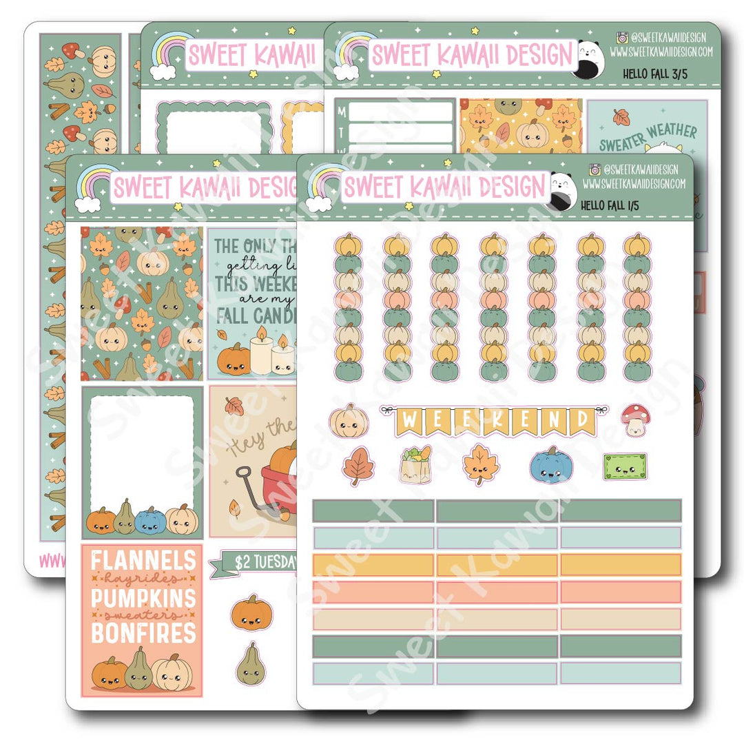 Weekly Kit - Hello Fall - SIZE OPTIONS AVAILABLE