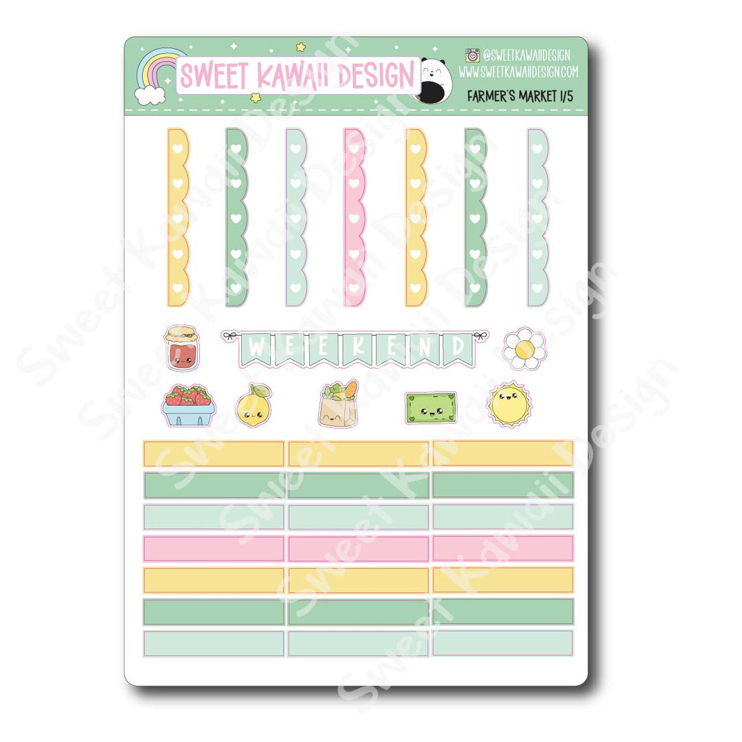 Weekly Kit - Farmer's Market - SIZE OPTIONS AVAILABLE