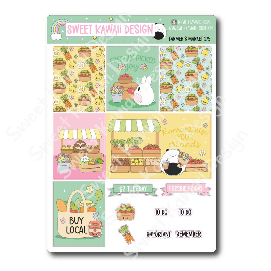 Weekly Kit - Farmer's Market - SIZE OPTIONS AVAILABLE