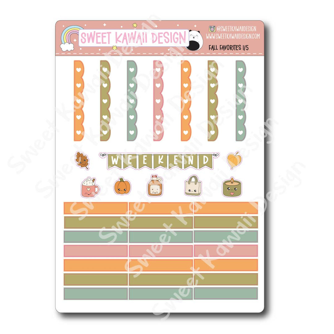 Weekly Kit - Fall Favorites - SIZE OPTIONS AVAILABLE