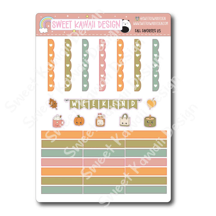 Weekly Kit - Fall Favorites - SIZE OPTIONS AVAILABLE