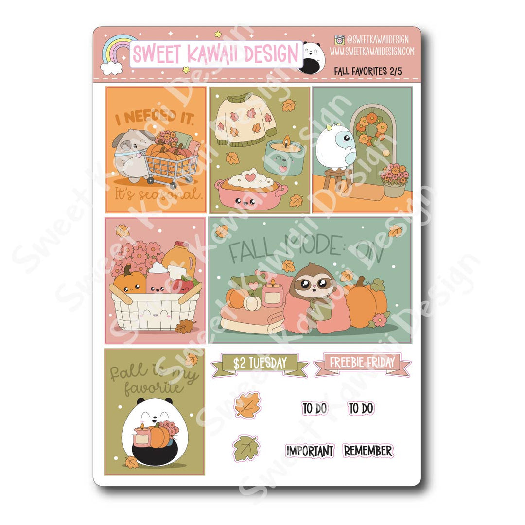 Weekly Kit - Fall Favorites - SIZE OPTIONS AVAILABLE