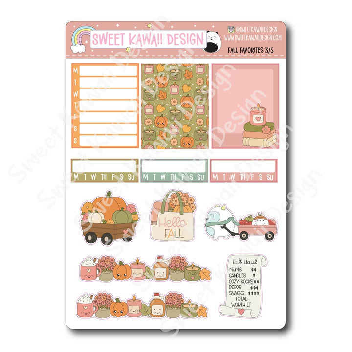 Weekly Kit - Fall Favorites - SIZE OPTIONS AVAILABLE