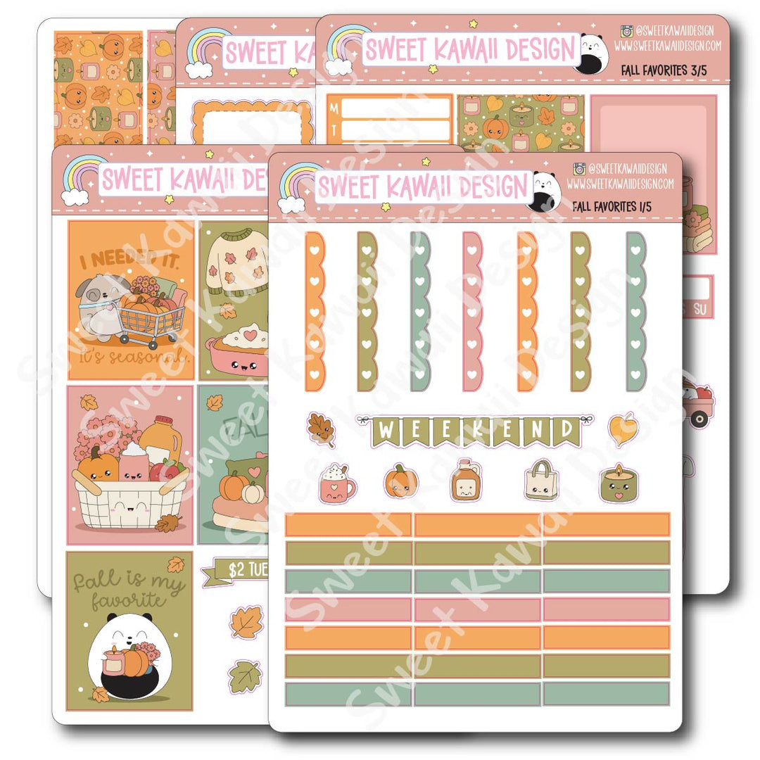 Weekly Kit - Fall Favorites - SIZE OPTIONS AVAILABLE