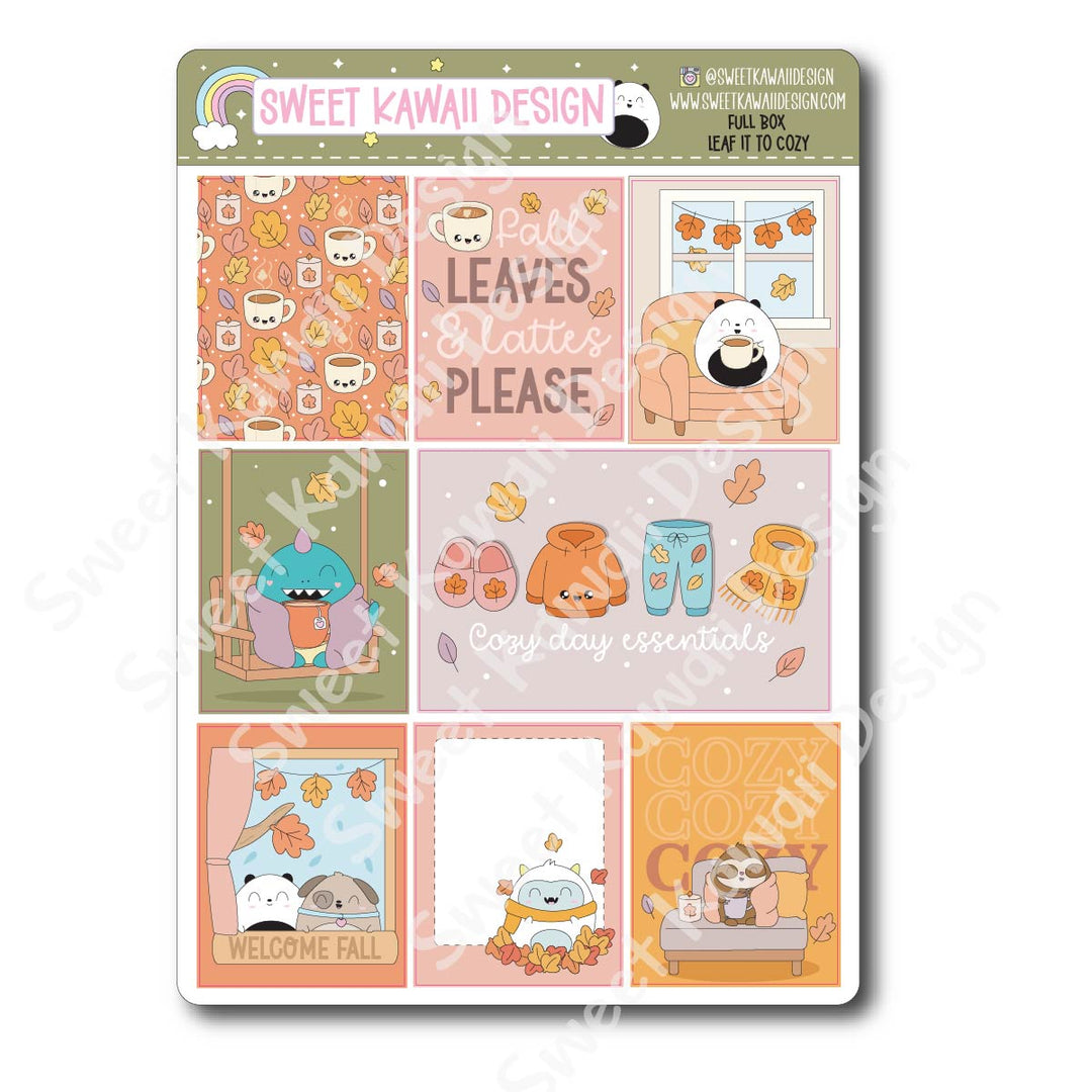 Two Dollar Basics - Leaf it to Cozy - Options Available