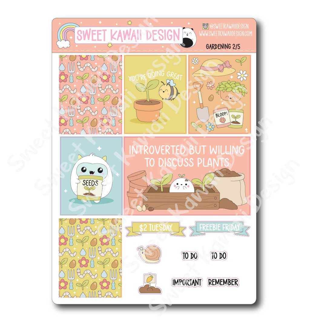 Weekly Kit - Gardening - SIZE OPTIONS AVAILABLE