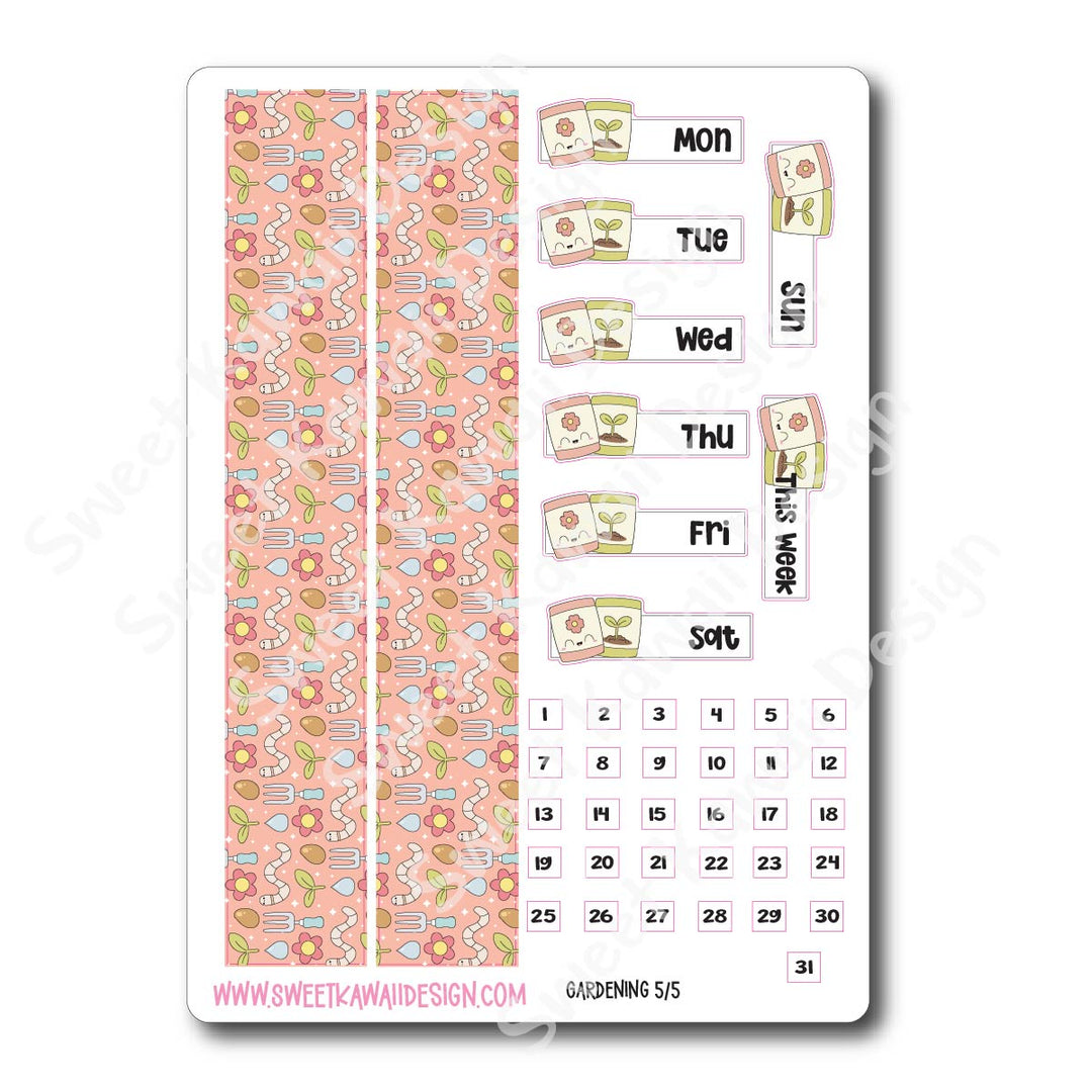 Weekly Kit - Gardening - SIZE OPTIONS AVAILABLE