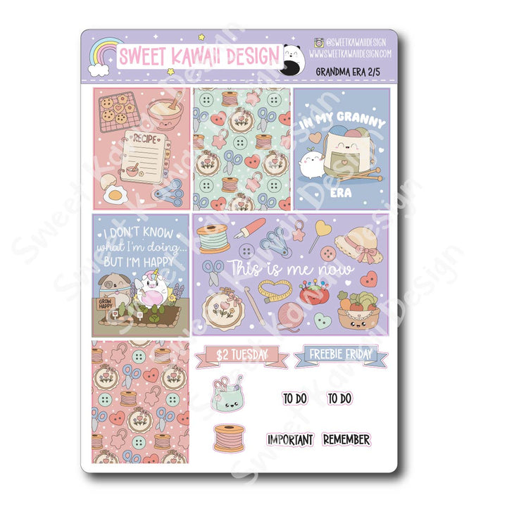 Weekly Kit - Grandma Era - SIZE OPTIONS AVAILABLE