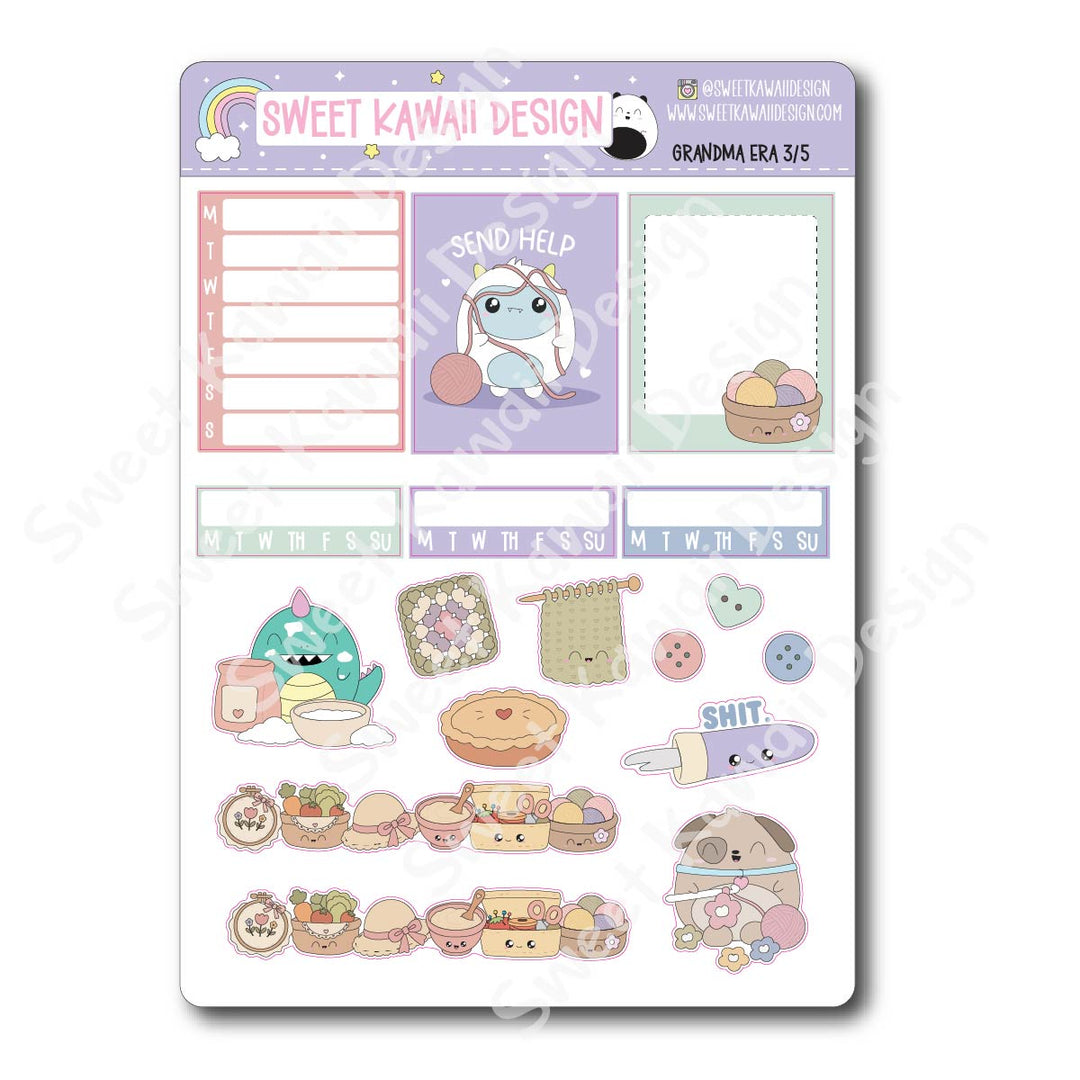 Weekly Kit - Grandma Era - SIZE OPTIONS AVAILABLE