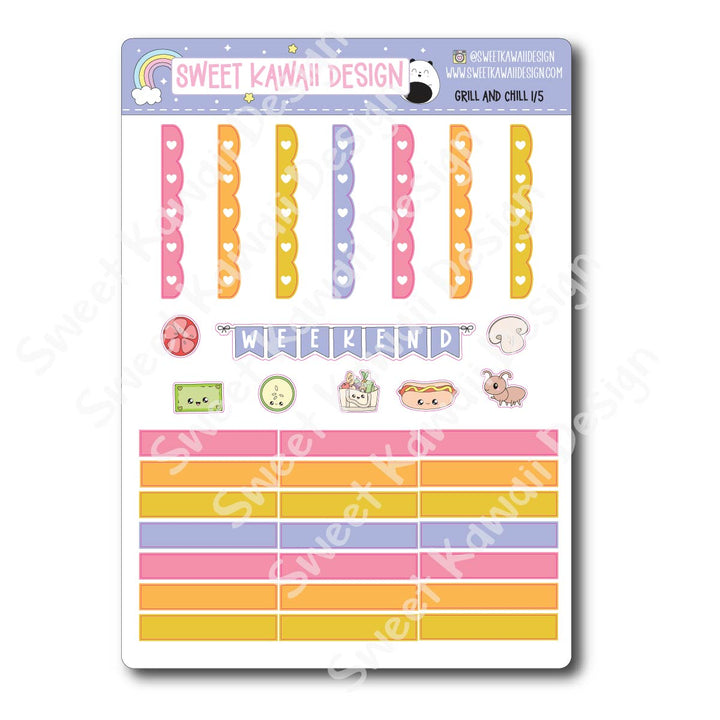 Weekly Kit - Grill and Chill - SIZE OPTIONS AVAILABLE