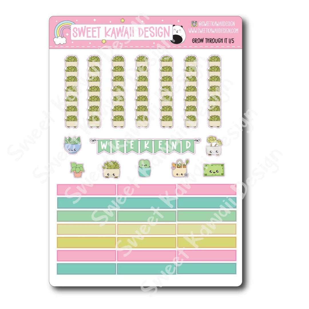 Weekly Kit - Grow Through It - SIZE OPTIONS AVAILABLE