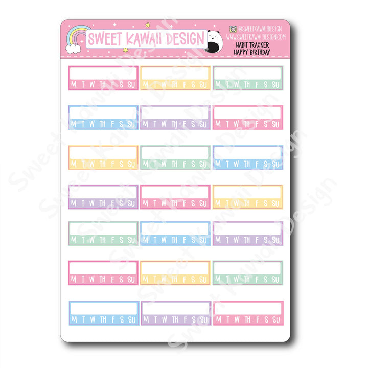 Two Dollar Basics - Happy Birthday - Options Available