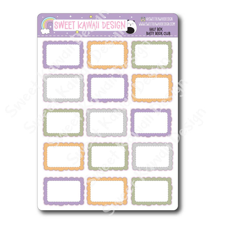 Two Dollar Basics - Batty Book Club - Options Available