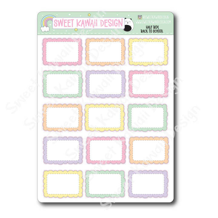 Two Dollar Basics - Back to School - Options Available