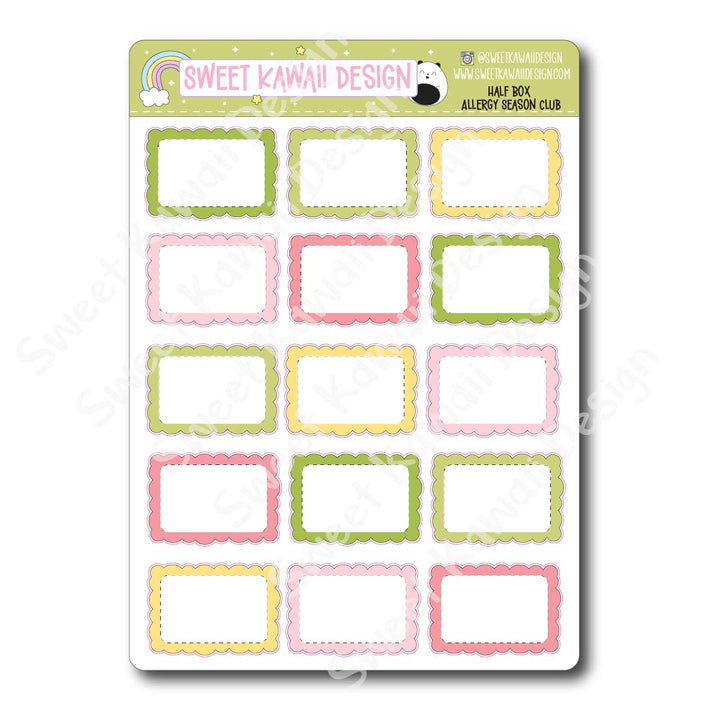 Two Dollar Basics - Allergy Season Club - Options Available