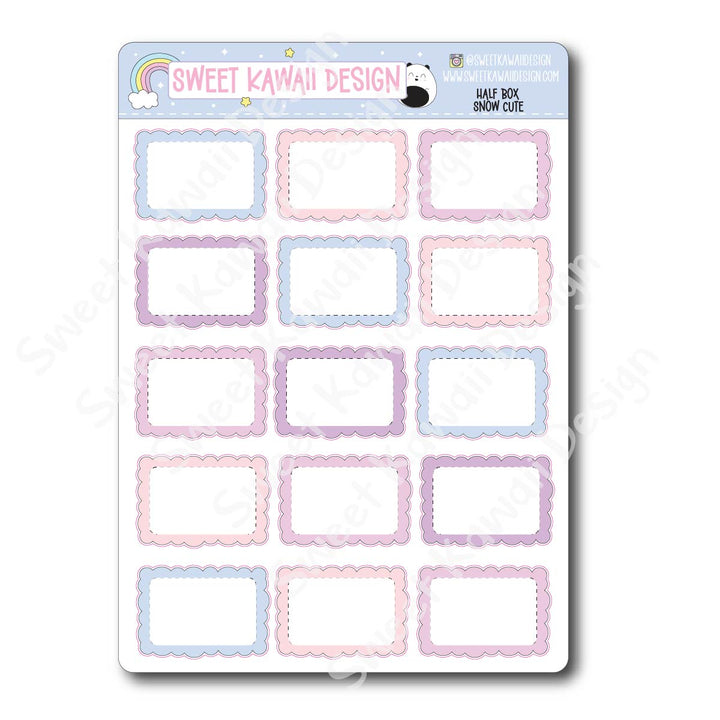 Two Dollar Basics - Snow Cute - Options Available