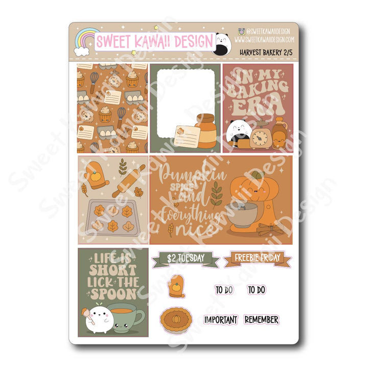 Weekly Kit - Harvest Bakery - SIZE OPTIONS AVAILABLE