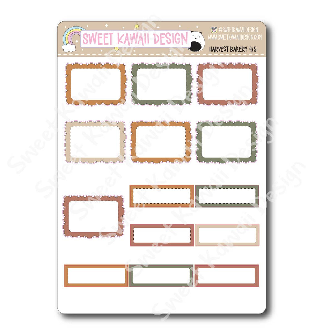 Weekly Kit - Harvest Bakery - SIZE OPTIONS AVAILABLE