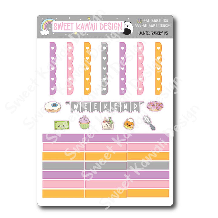 Weekly Kit - Haunted Bakery - SIZE OPTIONS AVAILABLE
