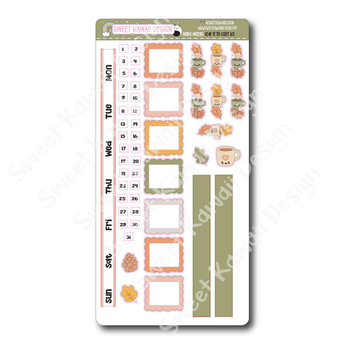 Weekly Kit - Leaf it to Cozy - SIZE OPTIONS AVAILABLE