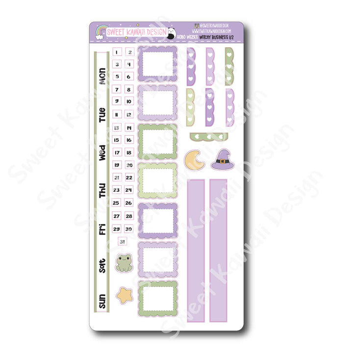 Weekly Kit - Witchy Business - SIZE OPTIONS AVAILABLE