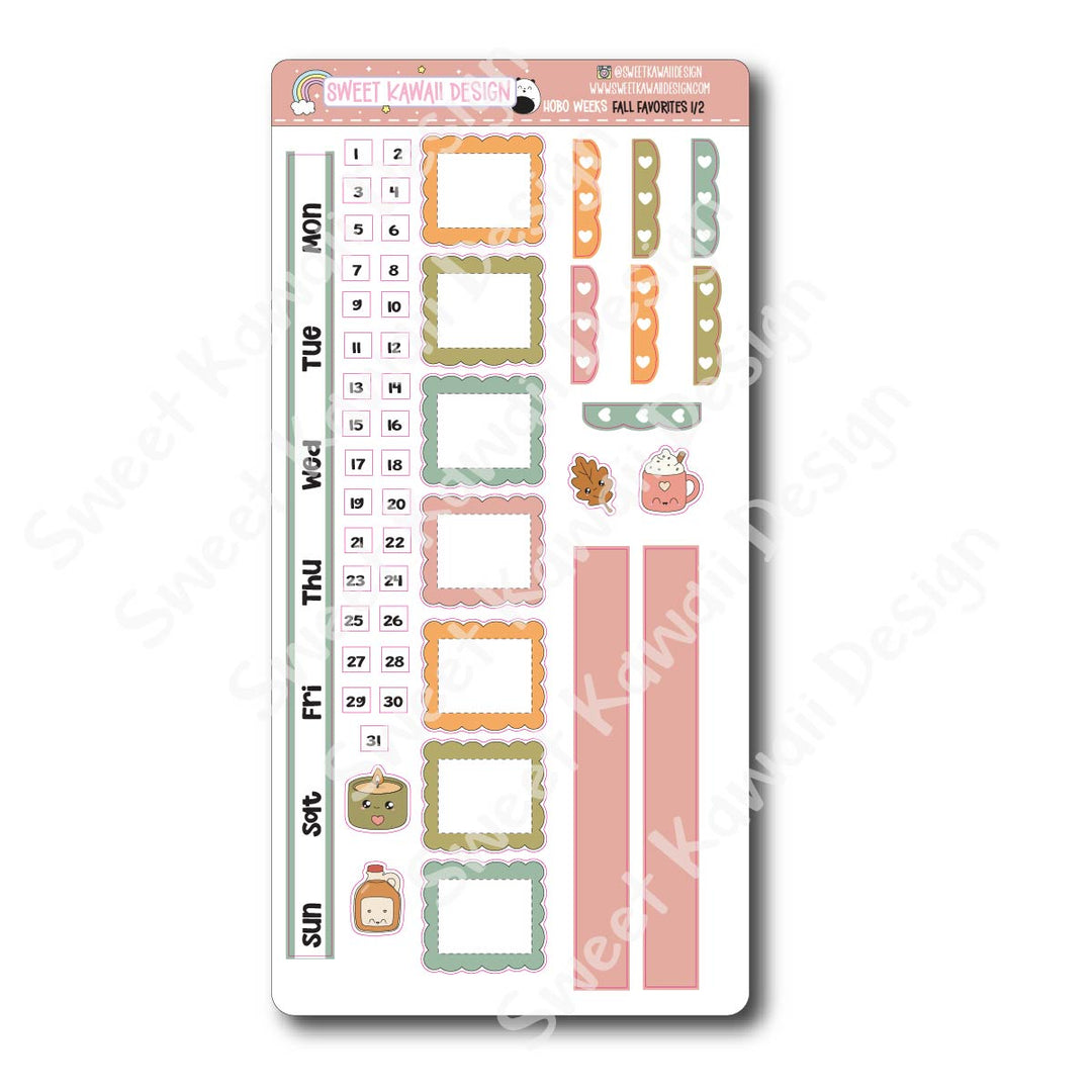Weekly Kit - Fall Favorites - SIZE OPTIONS AVAILABLE