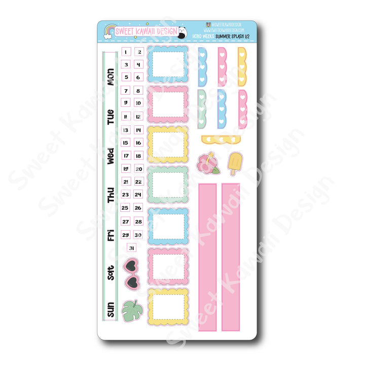 Weekly Kit - Summer Splash - SIZE OPTIONS AVAILABLE