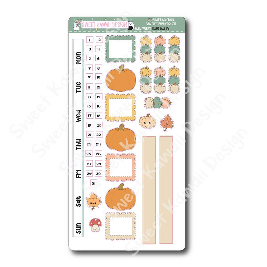Weekly Kit - Hello Fall - SIZE OPTIONS AVAILABLE
