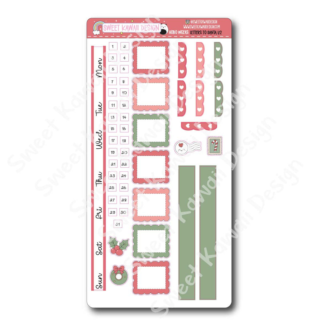 Weekly Kit - Letters to Santa - SIZE OPTIONS AVAILABLE