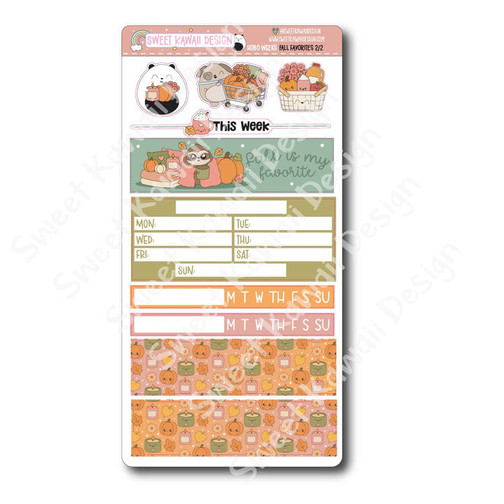 Weekly Kit - Fall Favorites - SIZE OPTIONS AVAILABLE