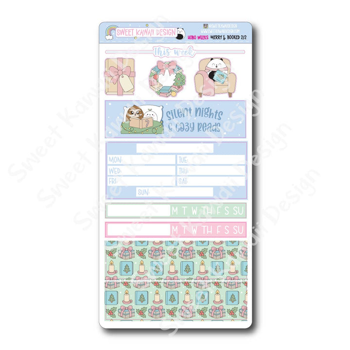 Weekly Kit - Merry and Booked - SIZE OPTIONS AVAILABLE