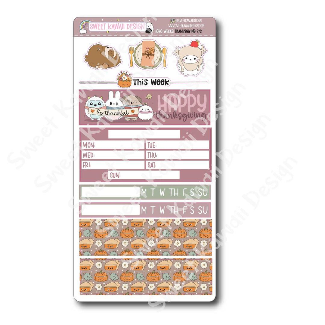 Weekly Kit - Thanksgiving - SIZE OPTIONS AVAILABLE