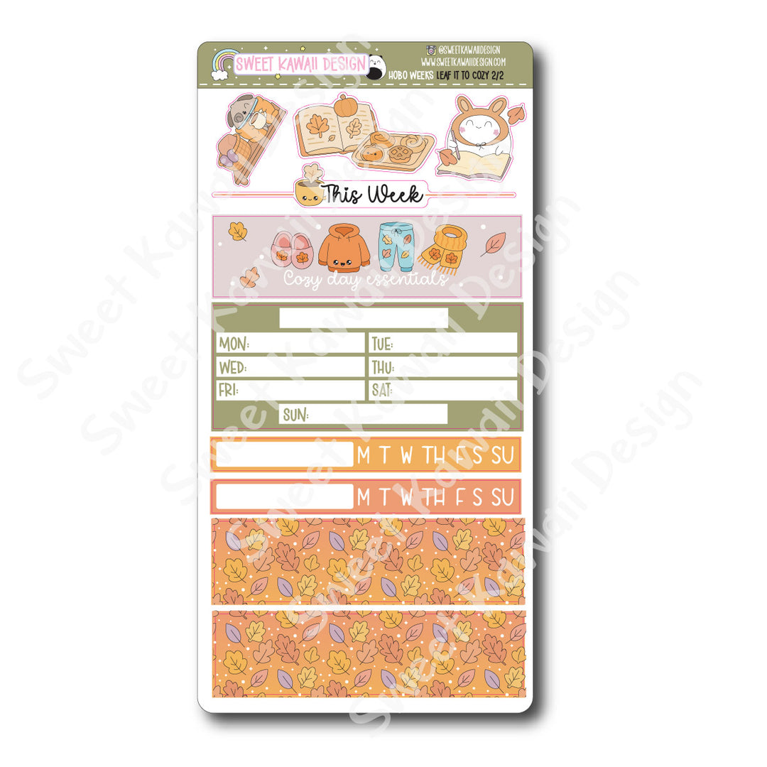 Weekly Kit - Leaf it to Cozy - SIZE OPTIONS AVAILABLE
