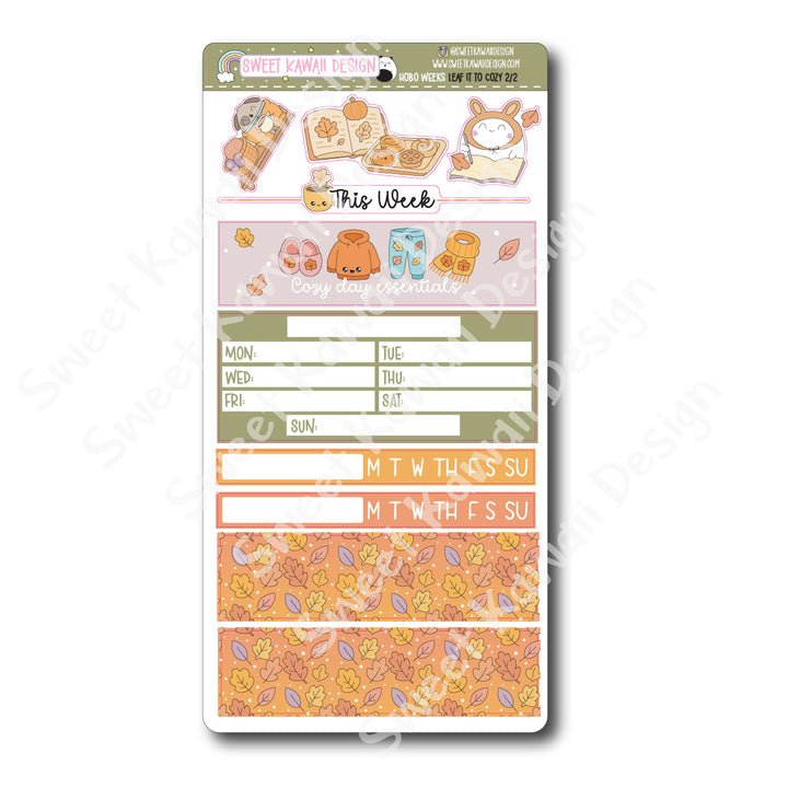 Weekly Kit - Leaf it to Cozy - SIZE OPTIONS AVAILABLE