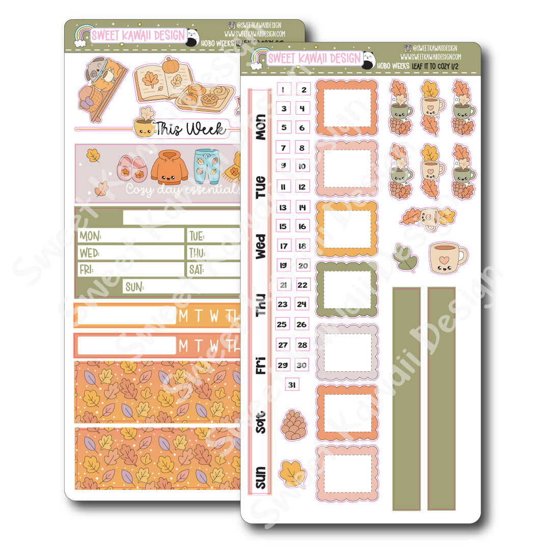 Weekly Kit - Leaf it to Cozy - SIZE OPTIONS AVAILABLE