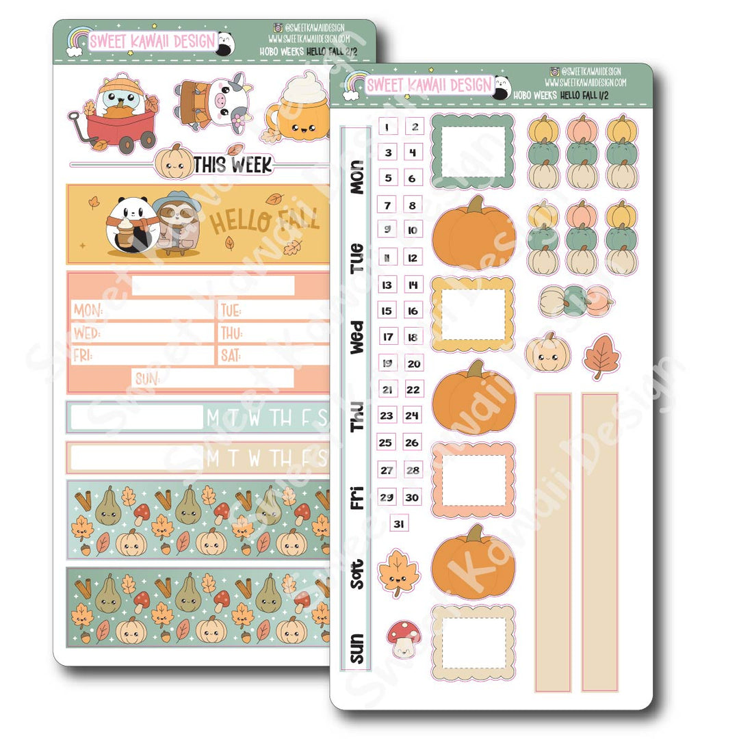 Weekly Kit - Hello Fall - SIZE OPTIONS AVAILABLE