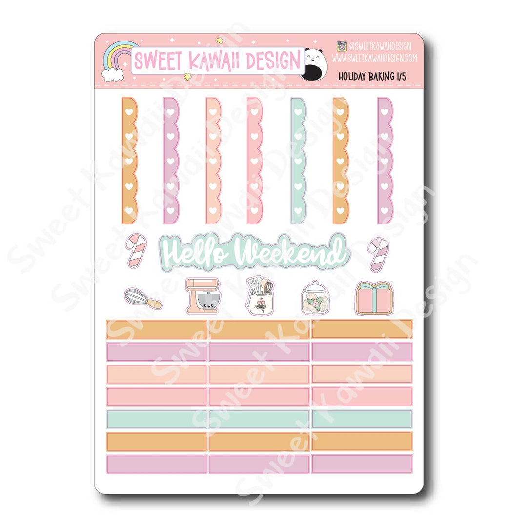 Weekly Kit - Holiday Baking - SIZE OPTIONS AVAILABLE