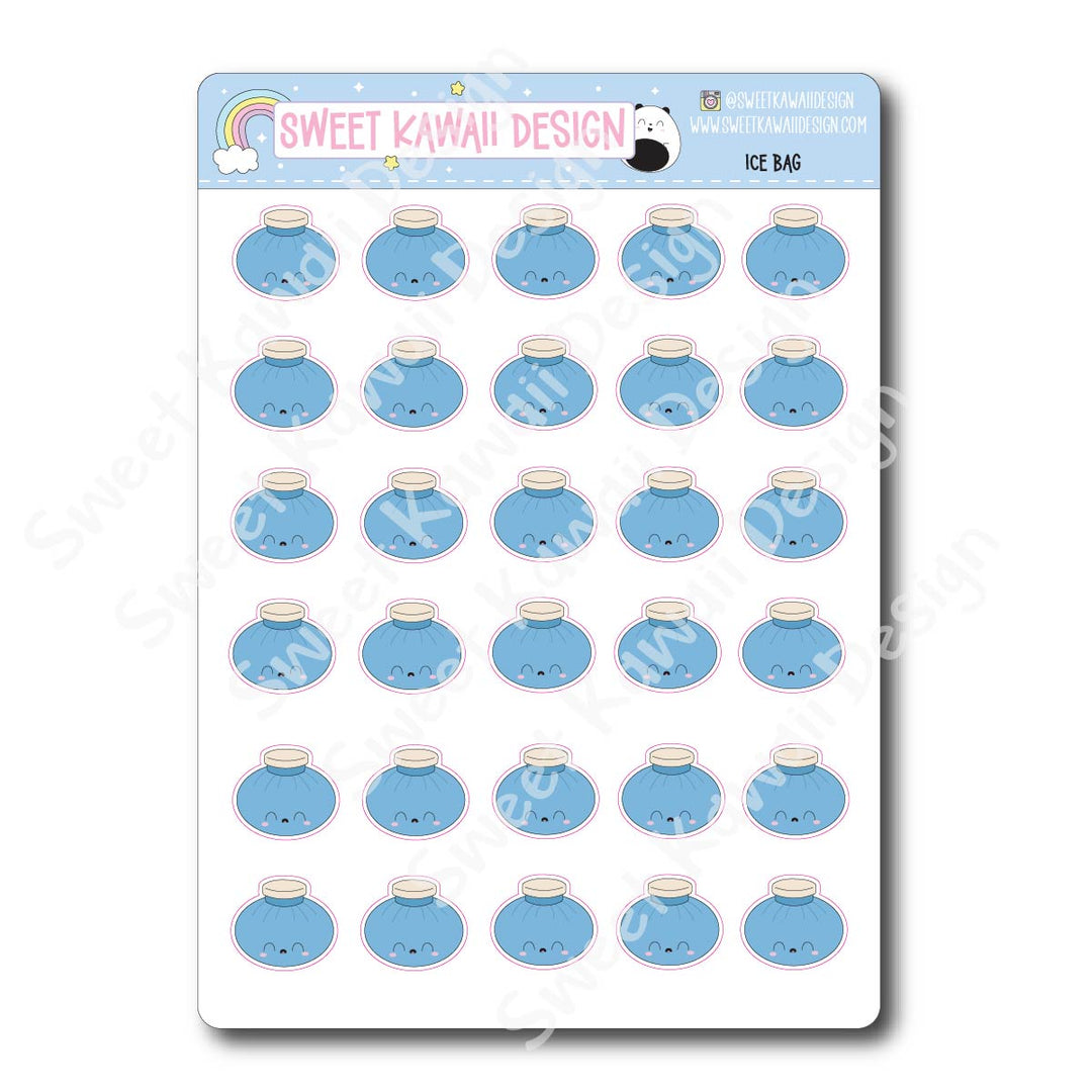 Kawaii Ice Bag Stickers