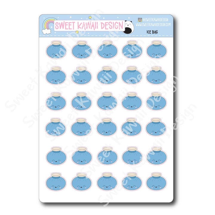 Kawaii Ice Bag Stickers