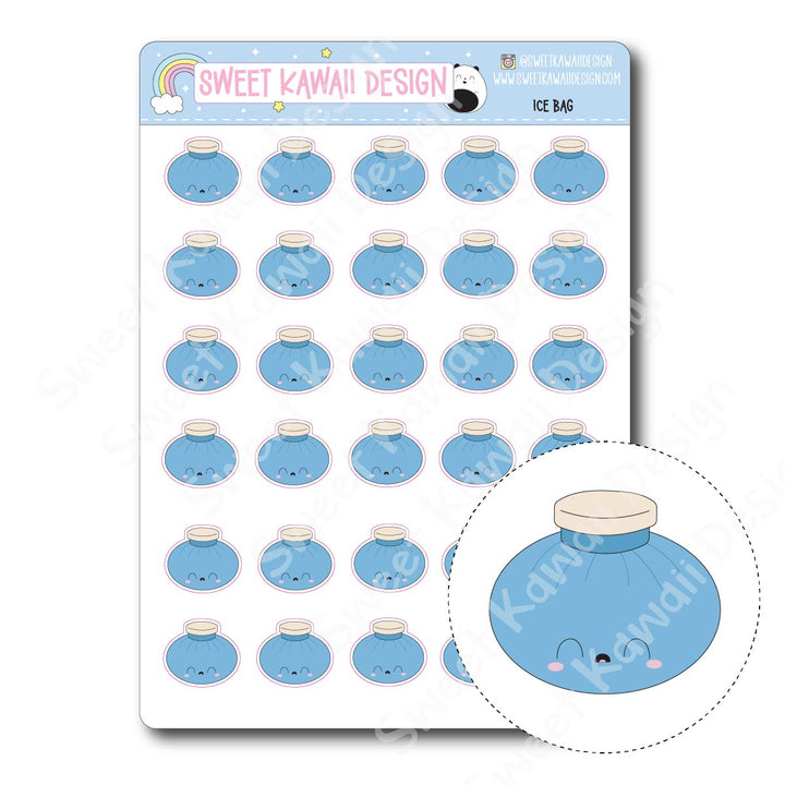 Kawaii Ice Bag Stickers