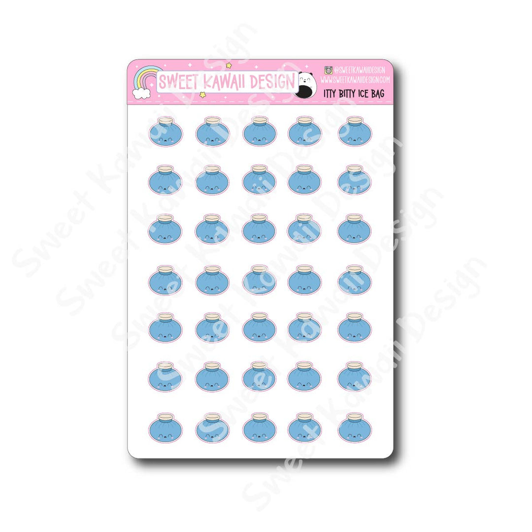 Kawaii Ice Bag Stickers