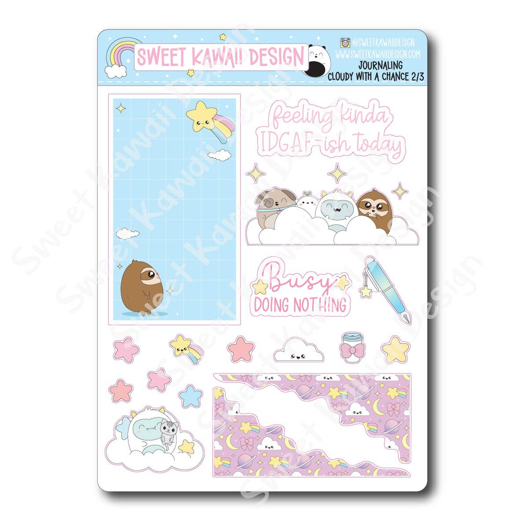 Journaling Kit - Cloudy With A Chance