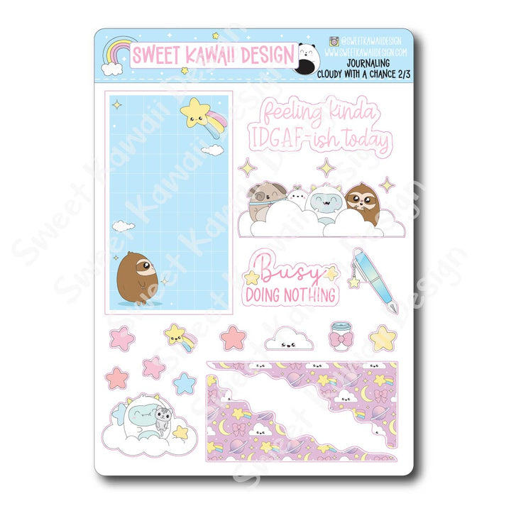 Journaling Kit - Cloudy With A Chance