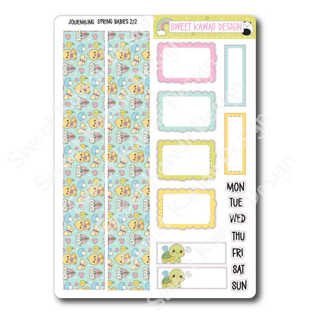 Journaling Kit - Spring Babies