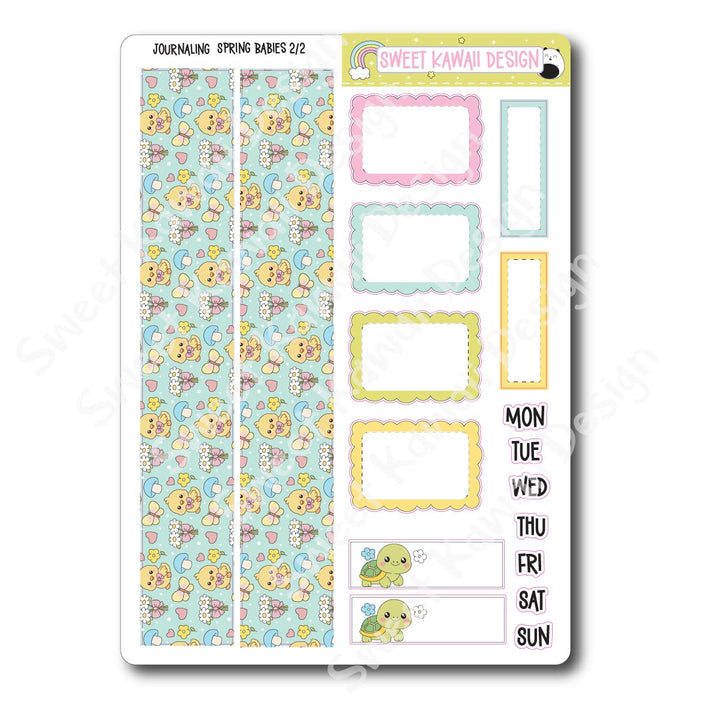 Journaling Kit - Spring Babies