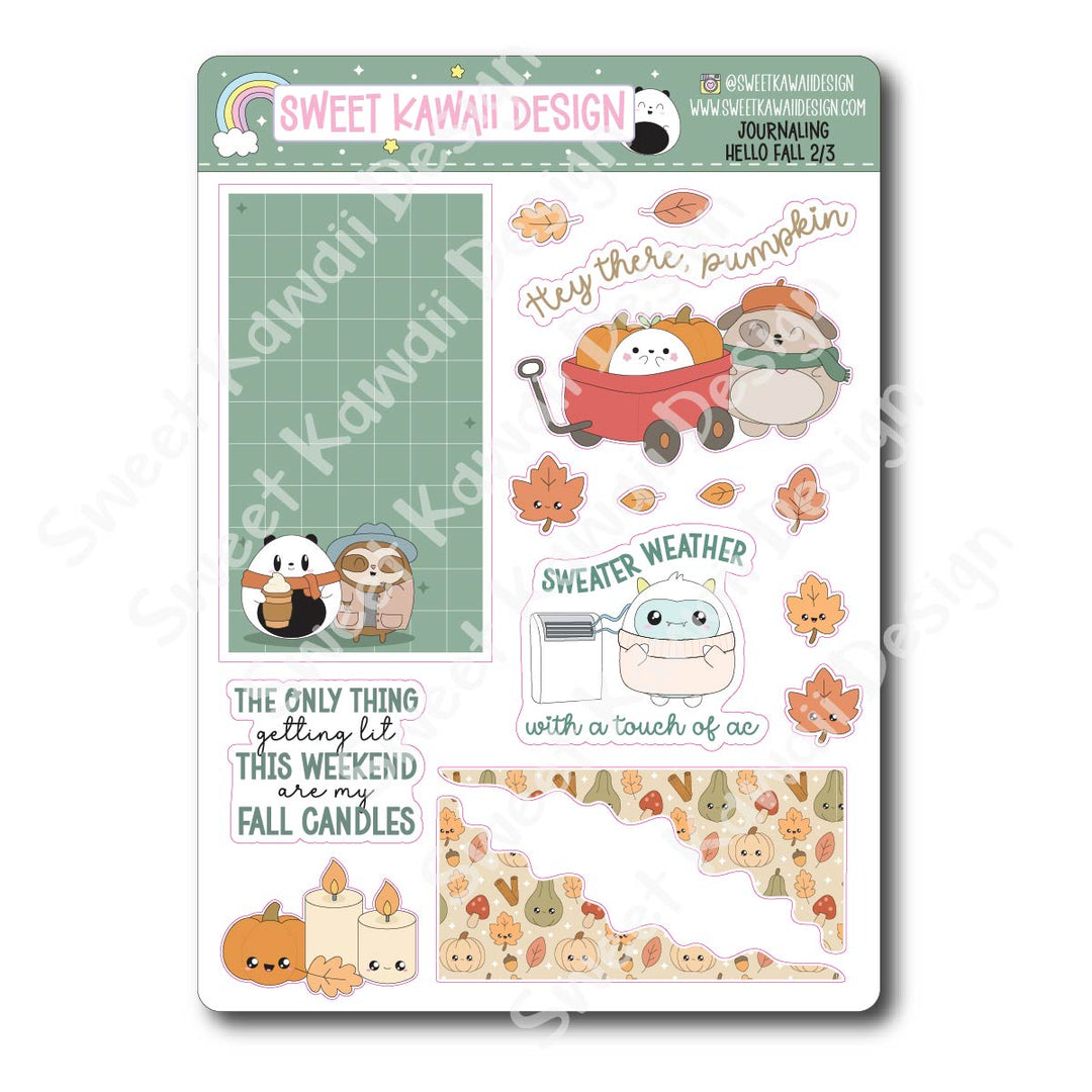 Journaling Kit - Hello Fall