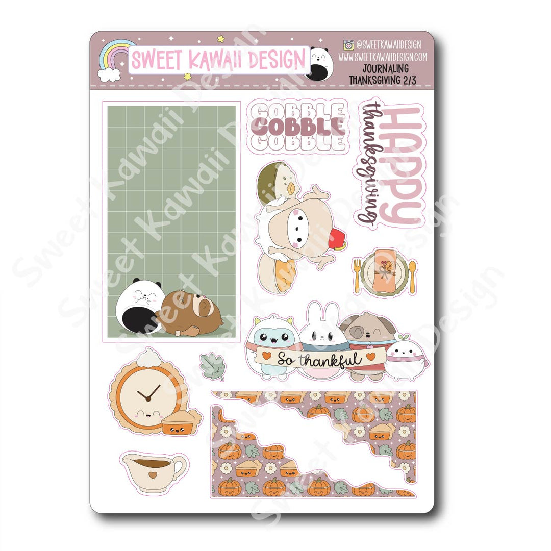 Journaling Kit - Thanksgiving