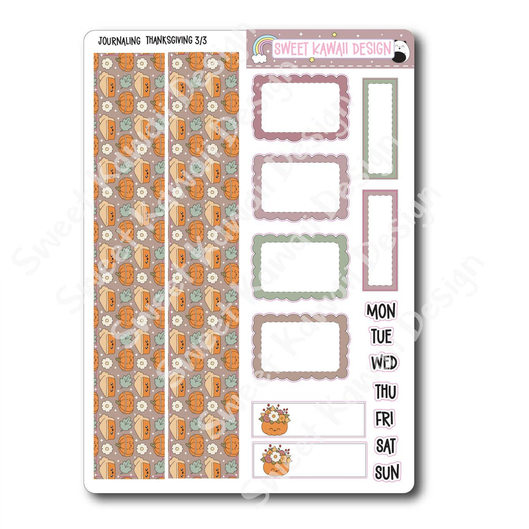 Journaling Kit - Thanksgiving